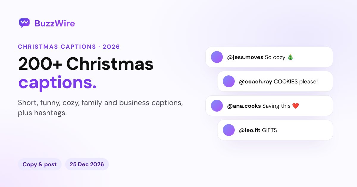 Christmas Captions for Instagram: 200+ Ideas (2026)