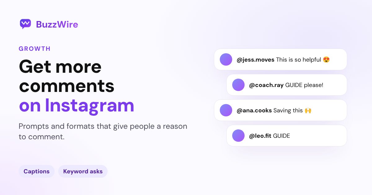 How to Get More Comments on Instagram (and Use Them)