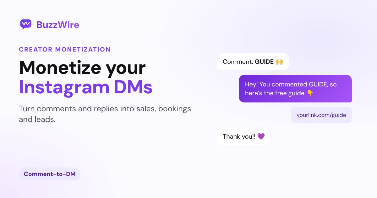 How to Monetize Instagram DMs: 5 Creator Playbooks