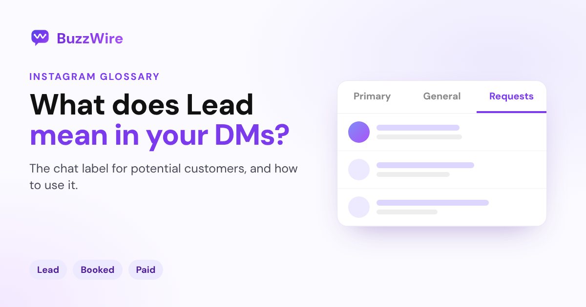 What Does Lead Mean on Instagram Messages?