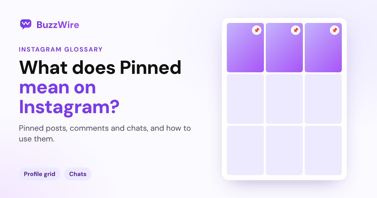 What Does Pinned Mean on Instagram? (Posts and Chats)