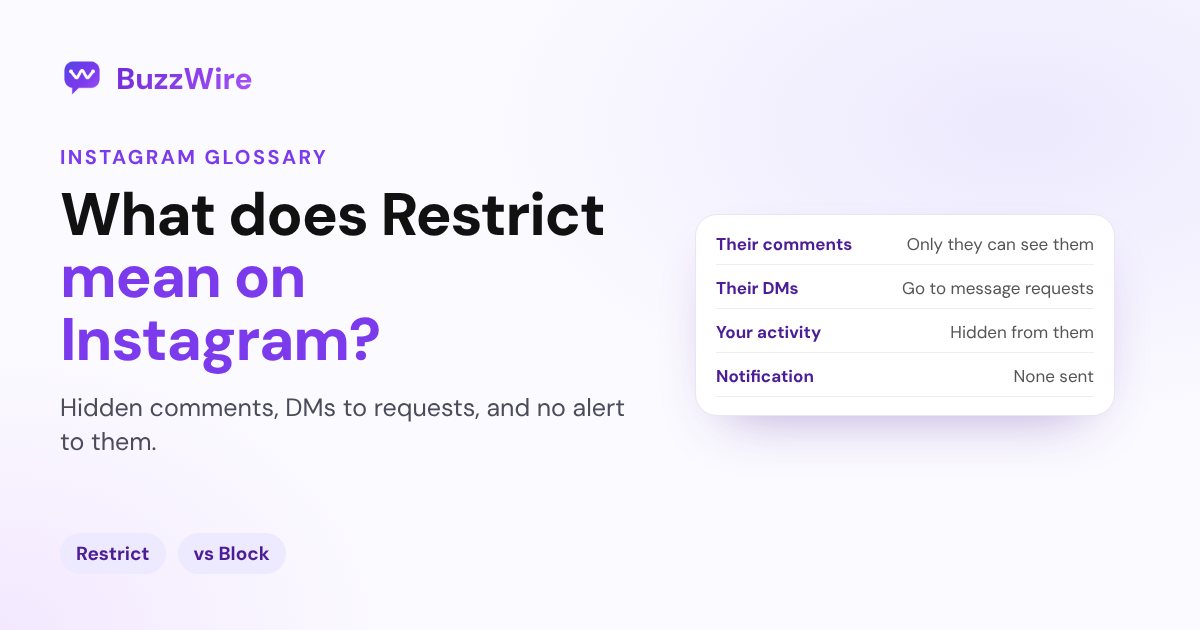 What Does Restrict Mean on Instagram? (And Do They Know?)